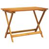 vidaXL Mesa de jardim dobr&aacute;vel 90x52,5x65 cm madeira de ac&aacute;cia maci&ccedil;a