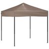 vidaXL Tenda para festas dobr&aacute;vel 2x2 m cinzento-acastanhado