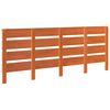 vidaXL Cabeceira com cabeceira Marrom Cera 200,5 x 3 x 80 cm