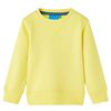 Sweatshirt para crian&ccedil;a amarelo-claro 92