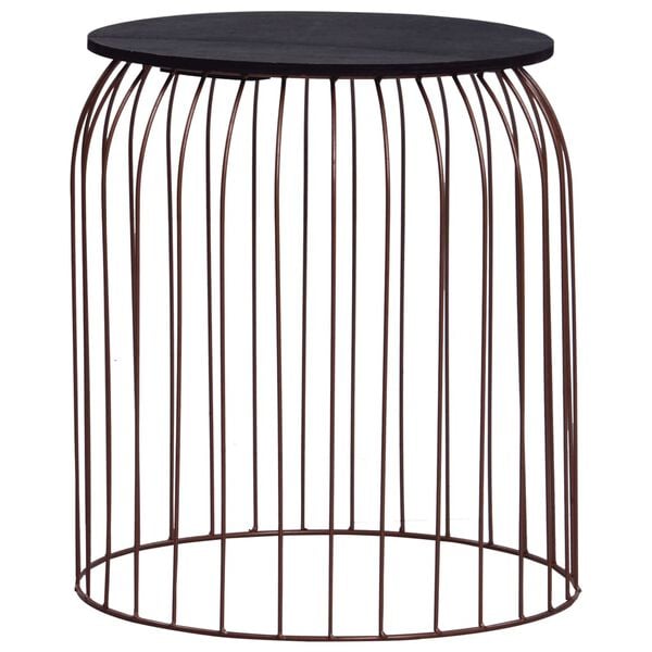 vidaXL Mesas de centro 3 pcs cobre