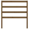 vidaXL Cabeceira de cama 95x4x100 cm pinho maci&ccedil;o castanho mel