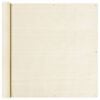 vidaXL Tela de varanda 120x400 cm PEAD cor creme