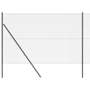 vidaXL Poste de Cerca Cinzeto