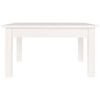 vidaXL Mesa de centro 55x55x30 cm pinho maciço branco