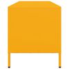 vidaXL M&oacute;vel de TV 135x39x43,5 cm a&ccedil;o laminado a frio amarelo mostarda