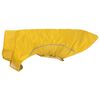 vidaXL Capa de chuva para c&atilde;es com tiras reflectoras amarelo M
