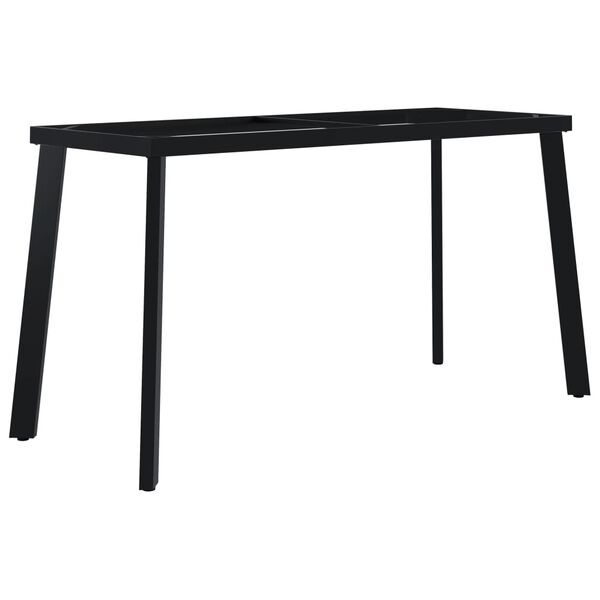 vidaXL Pernas para mesa de jantar estrutura em V 160x70x72 cm