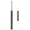vidaXL Suportes para Prateleiras Flutuantes 12 Bege &Oslash;14 x 210 mm A&ccedil;o