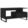 vidaXL Mesa de centro 90x49x45 cm derivados de madeira preto