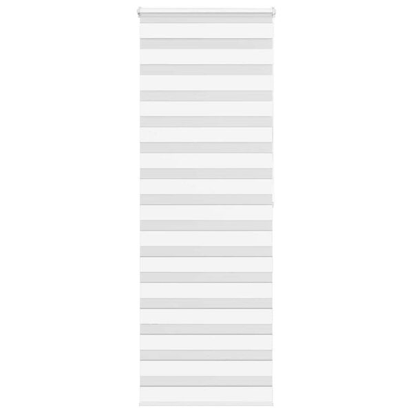 vidaXL Cortina de zebra 80x200 cm largura do tecido 75,9 cm poli&eacute;ster