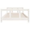vidaXL Estrutura de cama infantil 90x190 cm pinho maci&ccedil;o branco
