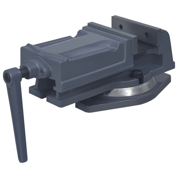 vidaXL Torno com plataforma girat&oacute;ria ferro fundido 125 mm