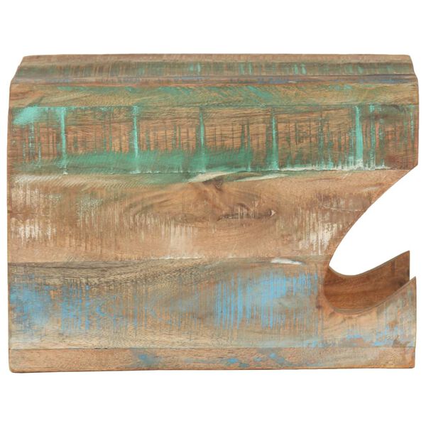 vidaXL Suporte parede p/ bicicletas 35x25x25 cm madeira recuperada