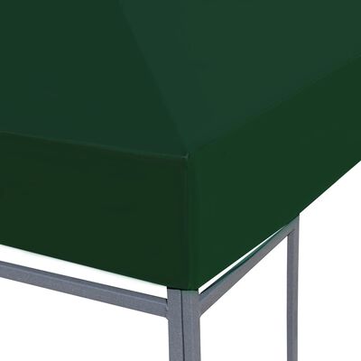 vidaXL Cobertura de gazebo 310 g/m² 3x3 m verde