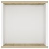 vidaXL Arm&aacute;rio de parede para TV 102x35x35 cm branco e carvalho sonoma