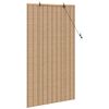 vidaXL Estores de rolo com cortinas Manual Natura 90 x 160 cm Bambu