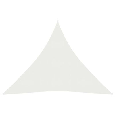 vidaXL Para-sol estilo vela 160 g/m² 4,5x4,5x4,5 m PEAD branco