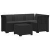 vidaXL Sof&aacute; de Jardim para 4 Pessoas com Almofadas Estilo Rattan PP
