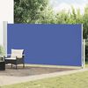 vidaXL Toldo lateral retr&aacute;til para p&aacute;tio 180x500 cm azul