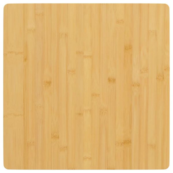 vidaXL Tampo de mesa 60x60x2,5 cm bambu