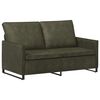 vidaXL Sof&aacute; de 2 lugares Verde Ex&eacute;rcito 150 x 81 x 82 cm