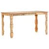 vidaXL Mesa de jantar 140x70x76 cm madeira recuperada maci&ccedil;a