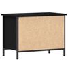 vidaXL Gabinete para TV Carvalho Preto 60 x 35 x 45 cm