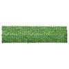 vidaXL Tela de varanda com folhas verdes 400x100 cm