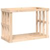 vidaXL Suporte de lenha p/ exterior 108x52x74 cm madeira pinho maci&ccedil;a