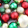 Bolas de natal 100 pcs vermelho/dourado/verde