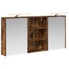 vidaXL Conjunto de Arm&aacute;rios para Banheiro 3 unid. 126 x 16 x 62.5 cm