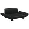 vidaXL Cama para c&atilde;es 70x45x28 cm couro artificial preto