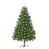 vidaXL &Aacute;rvore de Natal com 300 LEDs com suporte Verde 180 cm PE