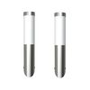 vidaXL Candeeiros de parede para exterior 2 pcs a&ccedil;o inoxid&aacute;vel