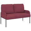 vidaXL Conjuntos de sof&aacute;s 3 pcs Vinho Vermelho 115 x 56 x 80 cm