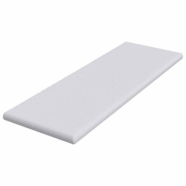 vidaXL Topper de Colch&atilde;o Branco 80 x 200 cm Tecido Jacquard