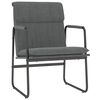 vidaXL Cadeira lounge 55x64x80 cm tecido cinzento-escuro