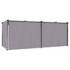 vidaXL Gazebo com cortinas 3x6 m a&ccedil;o antracite