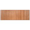 vidaXL Tapete retangular 70x200 cm bambu cor natural