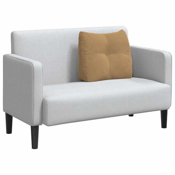 vidaXL Travesseiro para Costas Castanho 60 x 24 x 50 cm Veludo