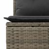vidaXL Conjunto de Sofá de Jardim 8 pcs Cinzeto Rattan Sintético