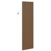 vidaXL Estores de rolo com cortinas Manual Castanho 60 x 220 cm Bambu
