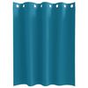 vidaXL Cortinas Blackout com Argolas 2 pcs Turquesa 140 x 140 cm
