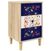 vidaXL Arm&aacute;rio de Cabeceira MAINZ Carvalho Sonoma 36 x 33 x 60 cm