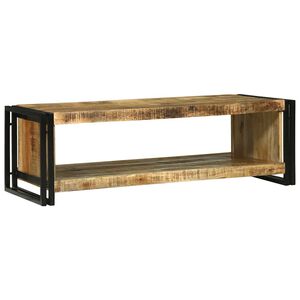 vidaXL Mesa de centro 120 x 50 x 38 cm Madeira de manga maci&ccedil;a