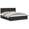 vidaXL Estrutura da Cama Preto 180 x 200 cm Madeira de Engenharia