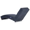 vidaXL Chaise longue de massagens camur&ccedil;a artificial cinzento