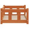 vidaXL Cama para Cachorro Marrom Cera 65,5 x 50 x 28 cm