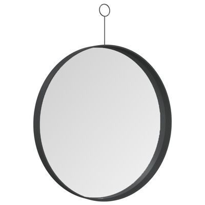 vidaXL Espelho suspenso com gancho 40 cm preto